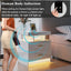 Illuminate Your Space: Smart LED Nightstand with Wireless Charging