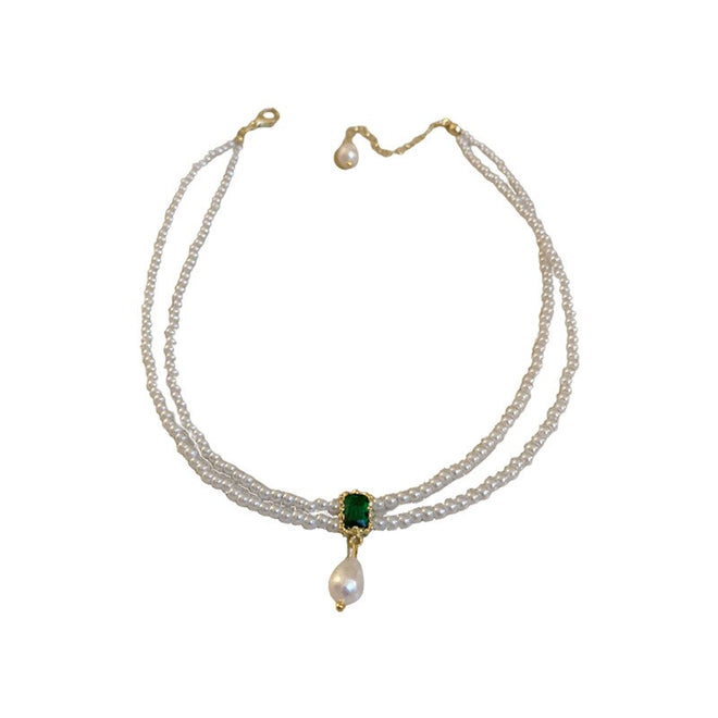 Emerald Order Pearl Choker