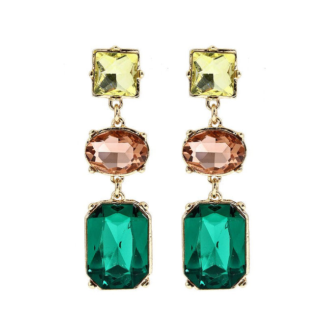 Aurora Krystal Drop Earrings