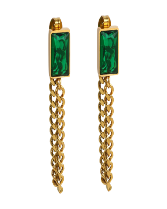 Emerald Order Earrings