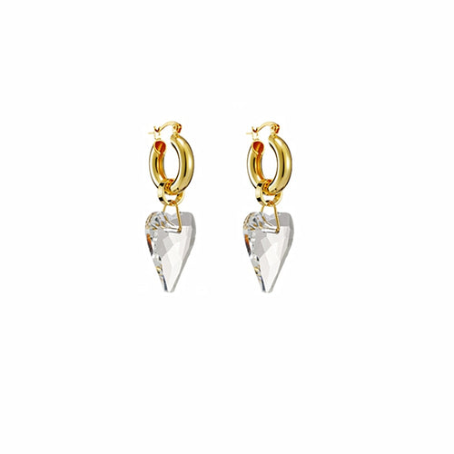 Krystal Heart Earrings